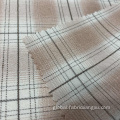 Polyester Plaid Fabric Polyester Spandex Plaid Fabric For Shirts Manufactory